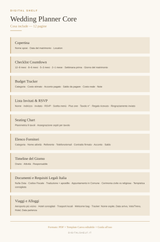 Wedding Planner Core — Planner Matrimonio Digitale per Sposarsi in Italia | PDF + Template Canva Editabile