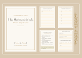 Wedding Planner Core — Digital Wedding Planner for Getting Married in Italy | PDF + Editable Canva Template