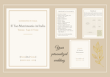 Wedding Planner Deluxe — Complete Wedding Planner for Getting Married in Italy | PDF + Editable Canva Template