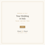 Wedding Planner Core — Digital Wedding Planner for Getting Married in Italy | PDF + Editable Canva Template