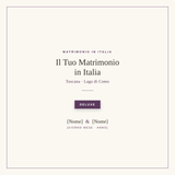 Wedding Planner Deluxe — Planner Matrimonio Completo per Sposarsi in Italia | PDF + Template Canva Editabile