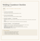 Wedding Countdown Checklist — Checklist Matrimonio Mese per Mese | PDF + Template Canva Editabile