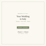 Wedding Budget Tracker — Digital Wedding Budget Planner | PDF + Canva Template + Google Sheets
