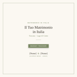Wedding Budget Tracker — Budget Matrimonio Digitale | PDF + Template Canva + Google Sheets